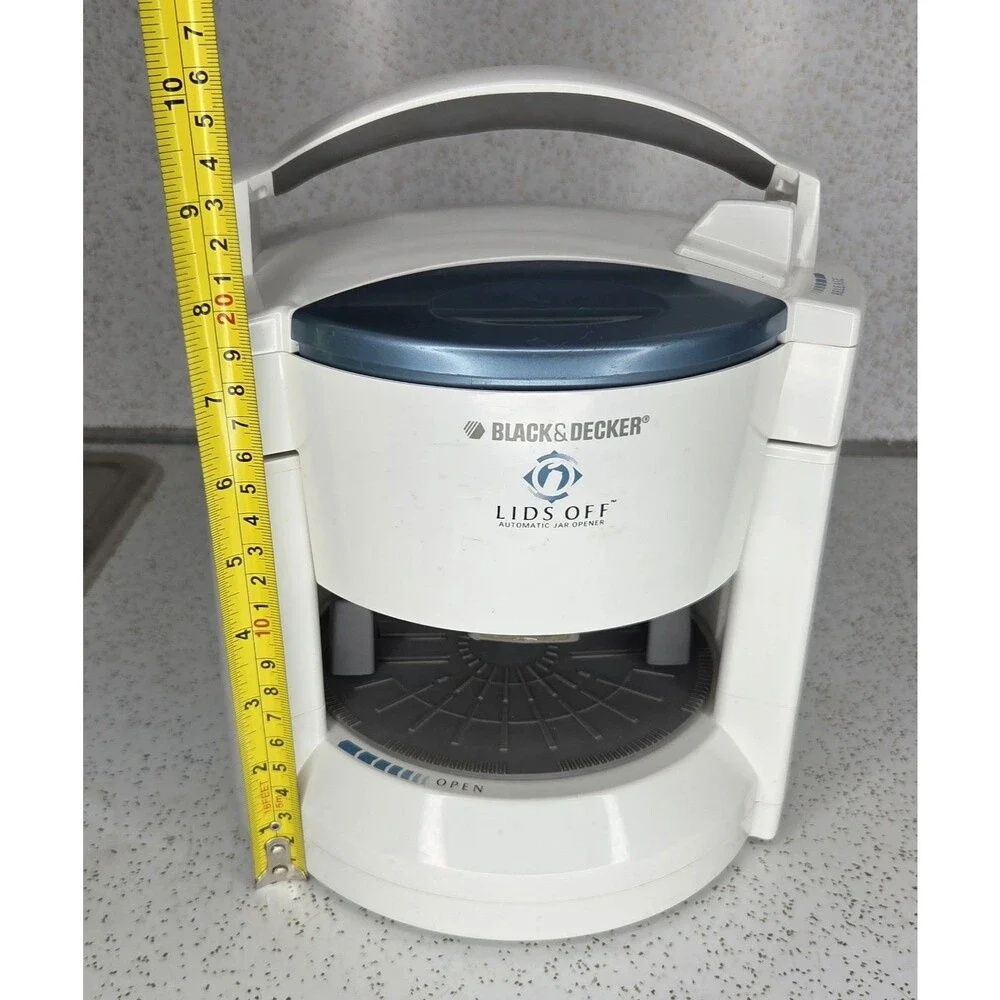 Black & Decker Lids Off Electric Automatic Jar Can Opener Kitchen JW200 Tested!